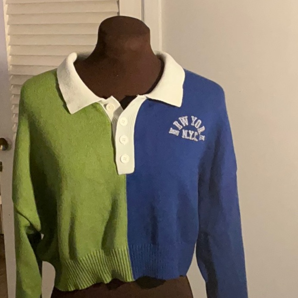 Forever 21 New York Graphic Rugby Sweater